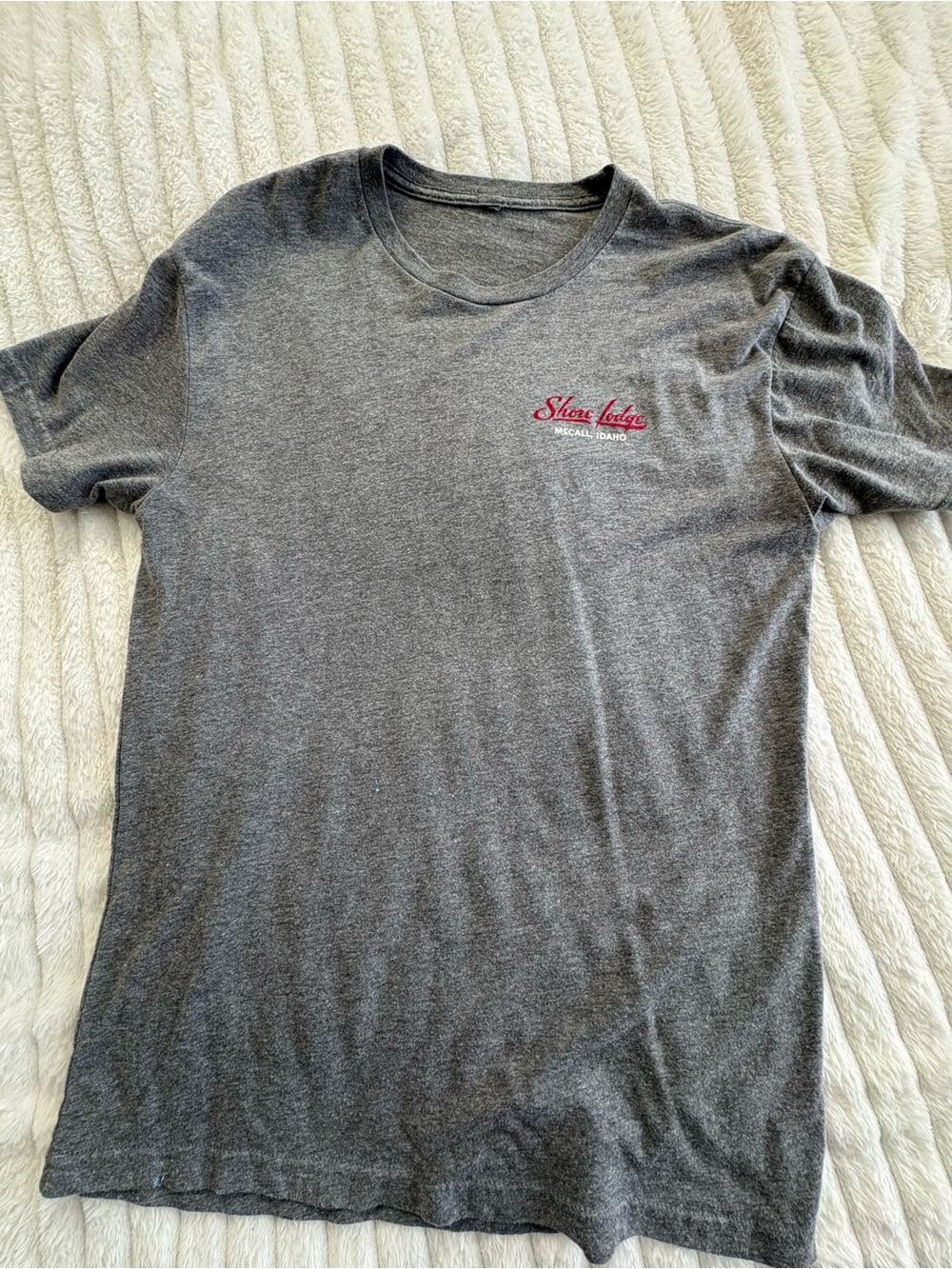 Men's Heather Gray Antique & Classic boat society Payette Lake Chapeter
